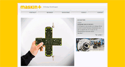Desktop Screenshot of maskinplus.sitedirect.se